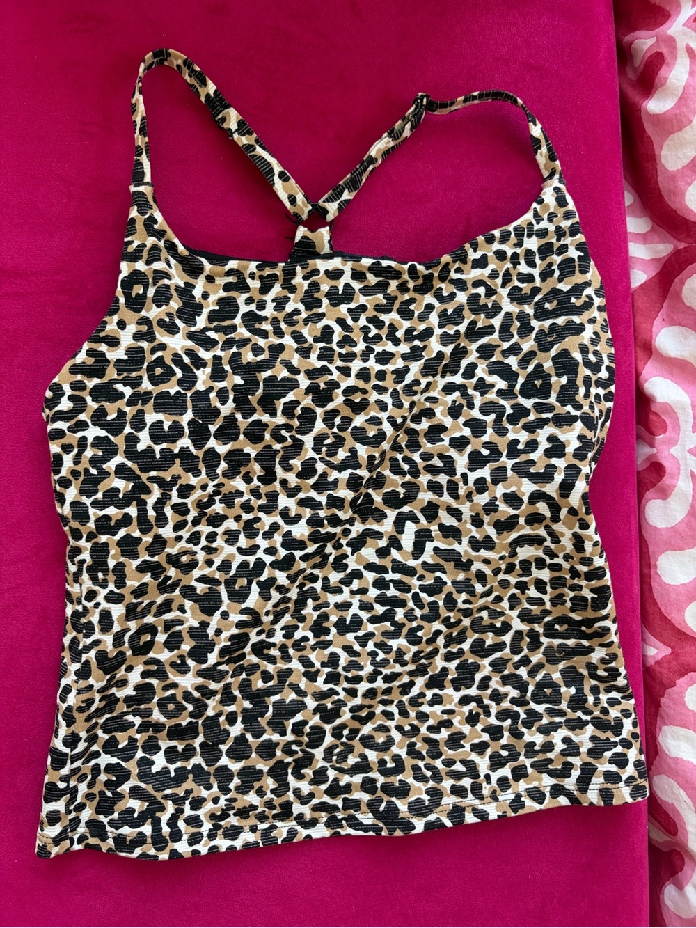 outdoor voices tank top cheetah print